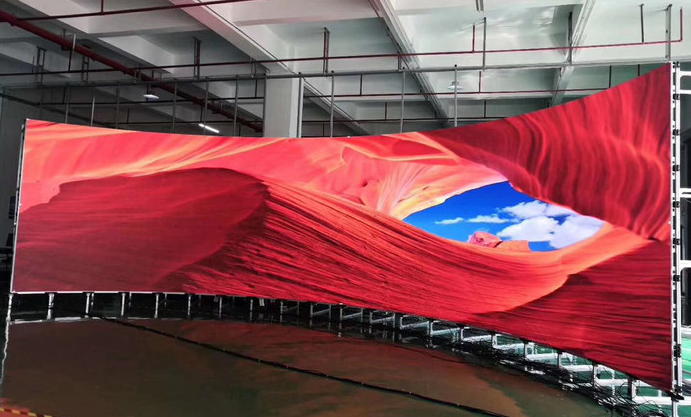 云南弧形LED顯示屏